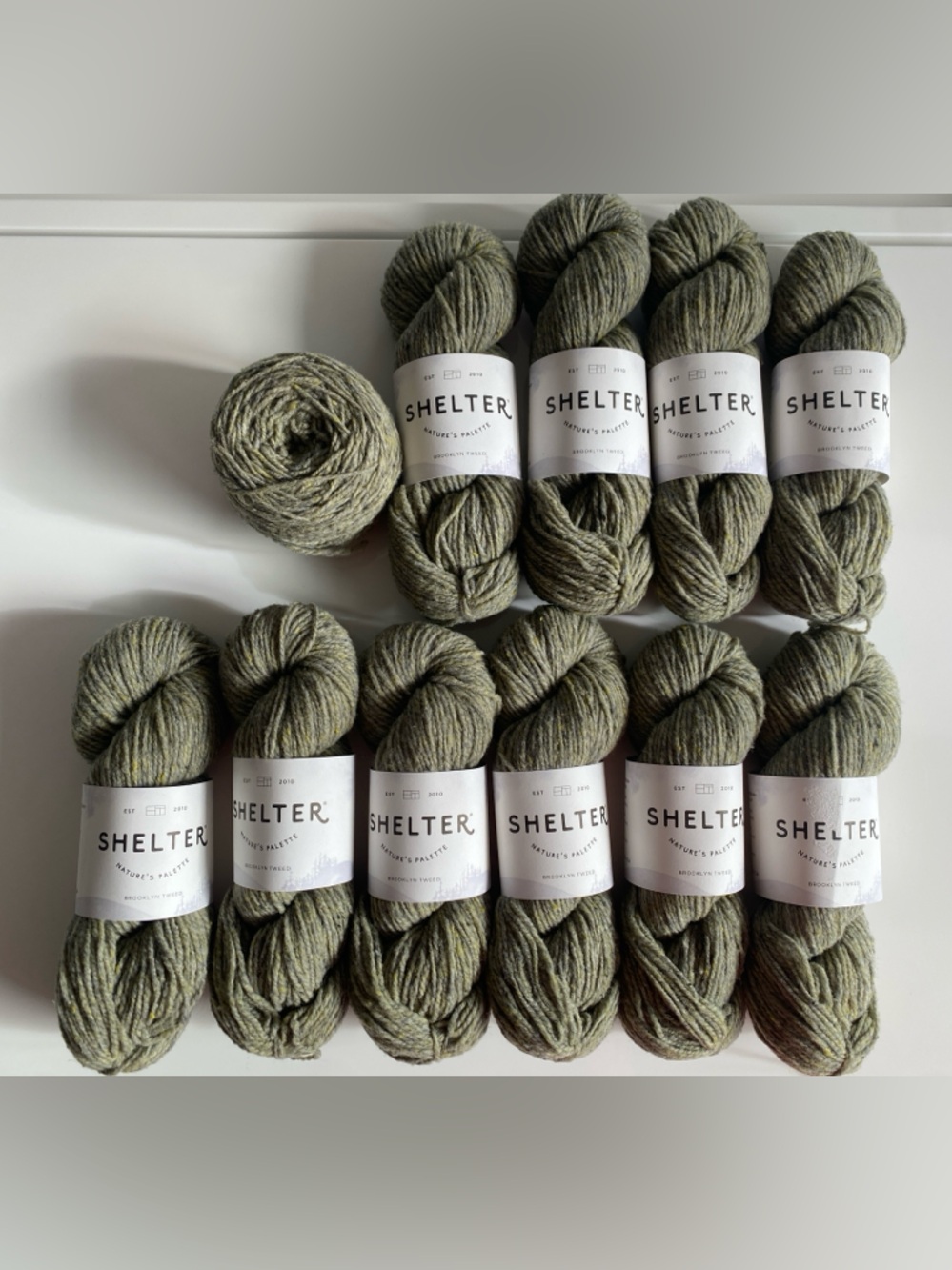 NWT Brooklyn Tweed Shelter Yarn in Colour Foothills 11 skiens American Wool
